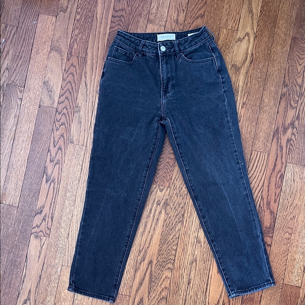 PACSUN High-Rise Black Jeans